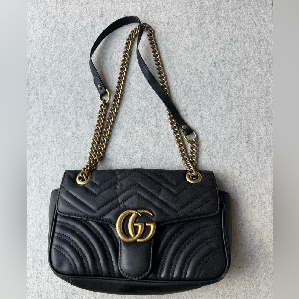 Black Marmont Shoulder Bag